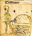 Monat Dezember, Detail aus: Faltkalender mit Monatsbildern, Staatsbibliothek zu Berlin – Preußischer Kulturbesitz, aus Wikipedia Monat Dezember, Detail aus: Faltkalender mit Monatsbildern, Staatsbibliothek zu Berlin – Preußischer Kulturbesitz, aus Wikipedia